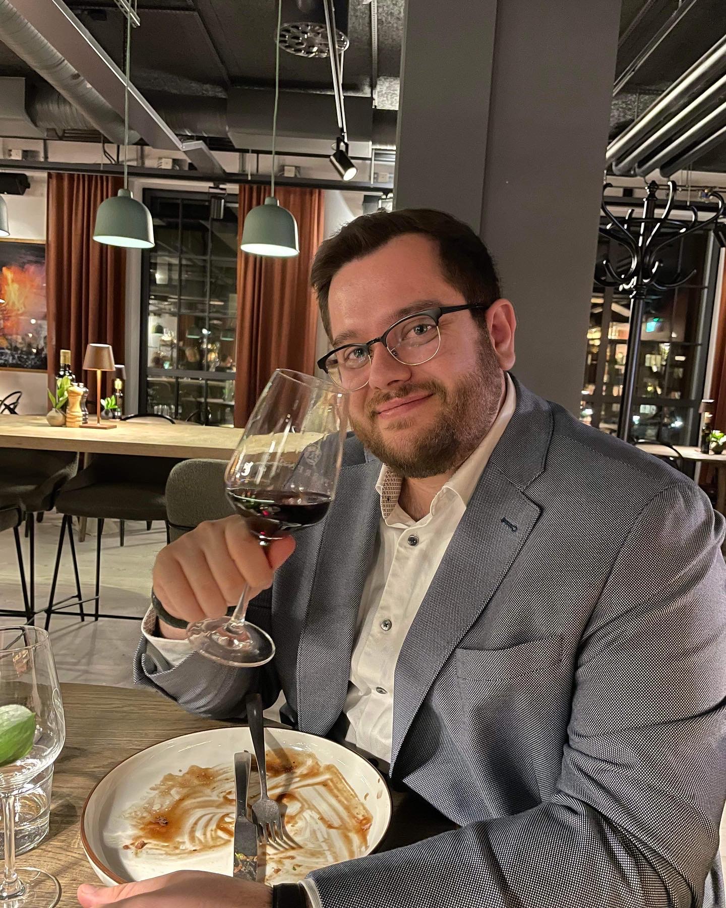 Vinmiddag på restaurang